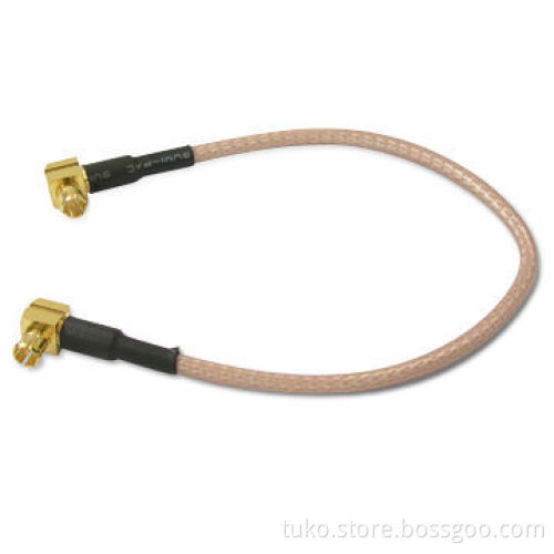 MCX Coaxial Cable with MCX Male Right Angle